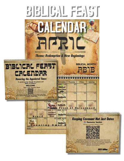 Biblical Feast Calendar 2025–2026